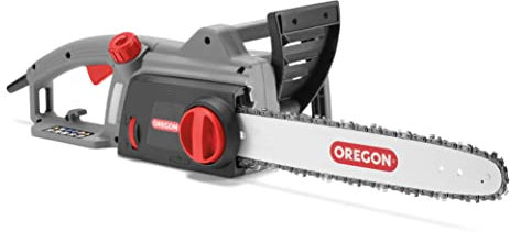 Oregon CS1200 1800W Electric Chainsaw, Corded Electric Saw with 35cm (14-Inch) Guide Bar & Oregon Saw Chain, Lightweight, Low Noise & Low Kickback, 3 Year Warranty (601682)