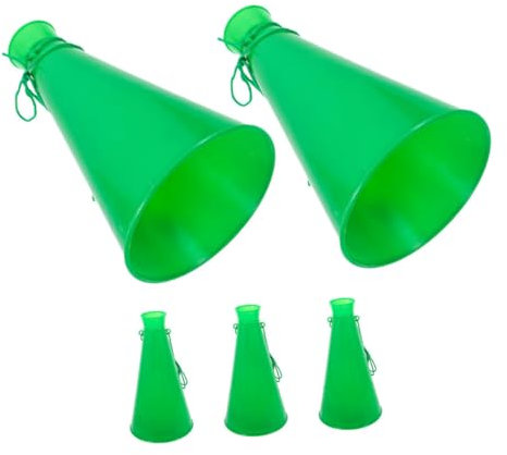 WHAMVOX 5stücke Cheer Megaphone Aus Kunststoff Tragbare Lautsprecher Für Sportveranstaltungen Partys Und Showaufführungen Für Fans Und Cheerleader Leuchtendem