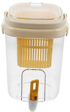 PRETYZOOM Hervidor De Agua Fría De Garrafa Con Grifo Dispensador De Bebidas Contenedor De Té y
