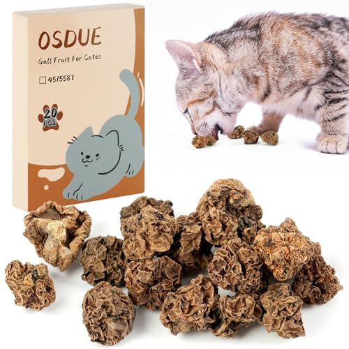 OSDUE Frutti Matatabi Giochi per Gatti, 20pcs Matatabi per Pulizia Della Dentizion Cat Teething Toys per Aumentare la Vitalità e L'appetito per dei Denti Palline, Più Stimolante Dell'erba Gatta