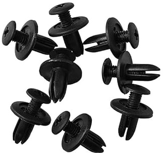Tuqiang 10 pcs C05 90467-06017 Clips de retenue universels pour voiture, rivets en plastique, fixations automobiles, clips de pare-chocs, rivets de fixation Clips et rivets pour voiture.