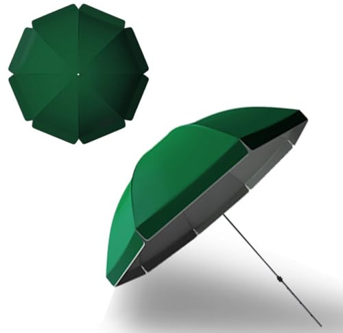 IMUNKT Tessuto di Ricambio per Ombrellone 180cm 8 Stecche, Telo di Ricambio Protezione UV, Copertura di Ricambio per Ombrellone da Spiaggia, Patio