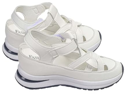 Sandali Donna Estive, Sandali Trekking Comode Con Punta Chiusa Scarpe Ortopediche Donna Lavabili Sandalo Sportivo Scarpe Con Zeppa Antiscivolo Traspiranti Leggero Regolabile Strappo Casual Sandalo