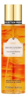 CP Prestige Rio Di Janeiro Parfum-Spray, 250 ml, Mandarine, Tiaré & Rohrzucker, Körper- & Haarnebel, tropisch, Solar und Gourmande