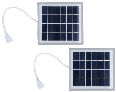 Jectse Kompakt 5W Bärbar Solpanelladdare med Bakstativ, USB-Solpanel för Smartphones MP3-spelare, Monokristallin Solpanel för Camping