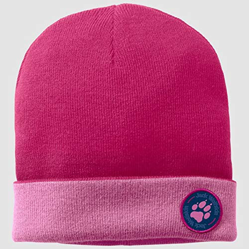 Jack Wolfskin Paw Rib Beanie-Mütze Rosa S