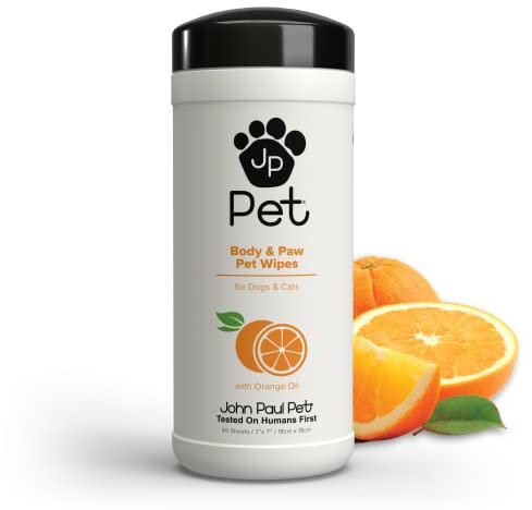 John Paul Pet Full Body & Paw Bath Wipes