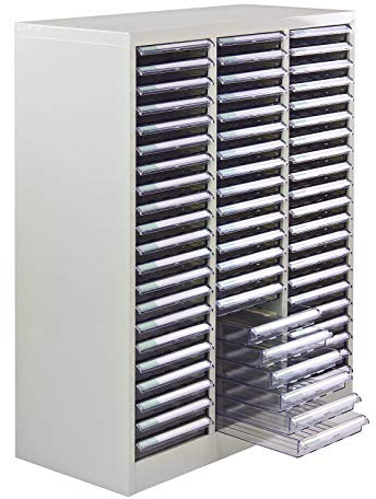 ADB Metall Schubladenschrank, Schubladencontainer, Schubladen-Box, für Büro Home Office, herausnehmbare PVC Schübe, Schreibtisch Container, SC3x21, auch für Werkstatt, Hergestellt in der EU | Schubladenbox & Schreibtisch-Container für Büro, Homeoffice & Werkstatt, hergestellt in der EU