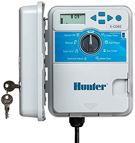 Hunter Sprinkler XC800 X-Core 8-Station Outdoor Only Sprinkler Timer