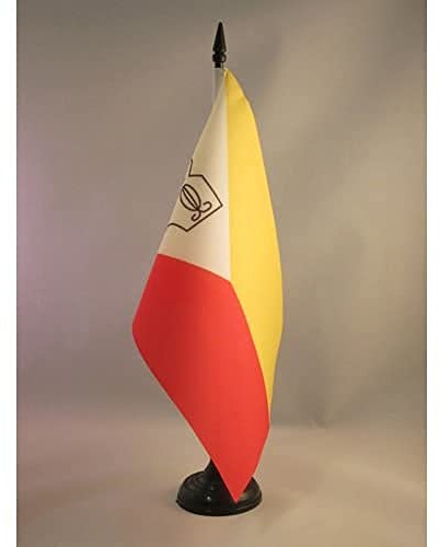AZ FLAG Bordsflagga Marquesasöarna 21x14 cm 100D Polyester Plastfot
