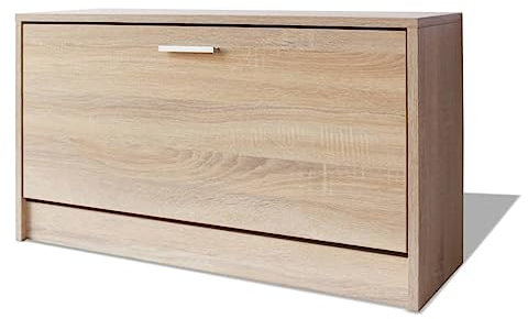 vidaXL Schuhbank Eiche 80x24x45 cm