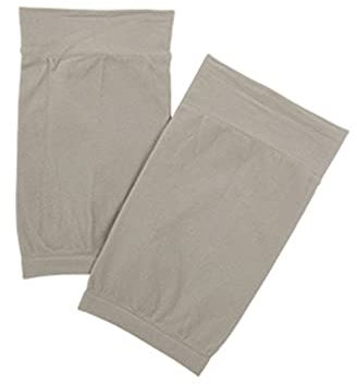 LTLCLZ 1Paar Ellenbogenschoner Schützen Unterstützung Kompression Elastisches Nylon Basketball Ellenbogenbandage Stützschutz Volleyball Bandage Ellenbogenschoner,Grau