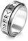 Dochais Schmuck Ring Herren Ring Damen Schwarz,Freundschaftsringe Partnerringe,Wikinger Stil Kann Gedreht Werden,Ring Pärchen Größe 54 bis 70 (Sliber, 22)