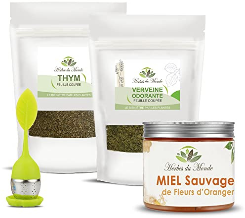 Herbes du Monde - Trío de infusiones de invierno - Mezclas de plantas para infusión
