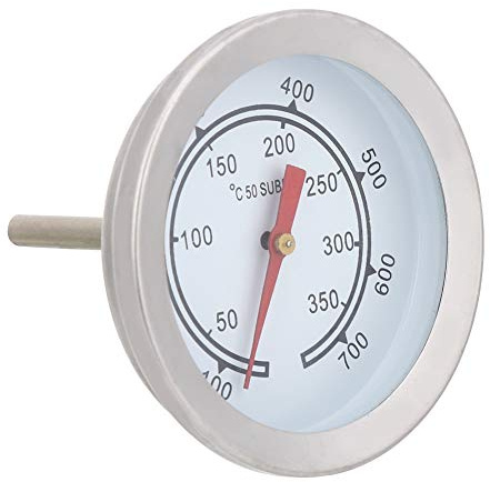 ANKROYU Cooking Thermometer, Stainless Steel BBQ Thermometer, Temperature Gauge Analog Dial Double Scale, Meat Thermometer Digital for Grilling