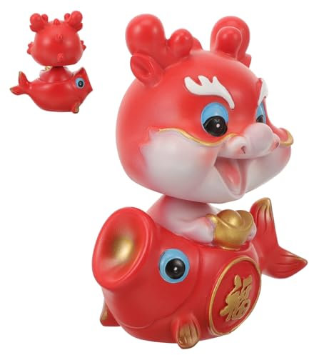 IMIKEYA Armaturenbrett-Dekorationen Aus Kunstharz Mini-Drachen-Statue Auto-Innenraum-Ornament Schreibtisch-dekor Einweihungsgeschenk