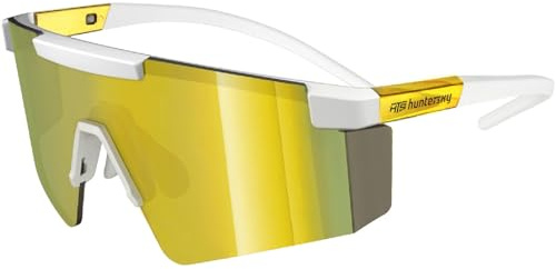 HTS HUNTERSKY Lunettes de soleil de mode Z87 UV400 pour hommes et femmes, course, cyclisme, baseball et activités sportives en extérieur – Modèle F31UA