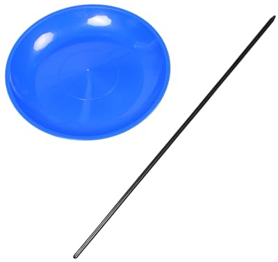 Milisten Juggling Plate with Stick Circus Party Supplies for Adults Portable Juggling Kit for Skill Games Enhanced Performance Props for Carnival Decorations and Enthusiasts