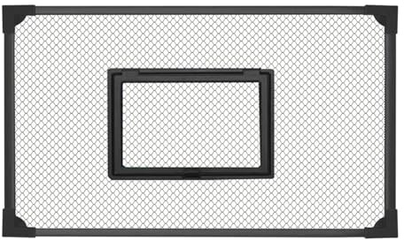 Milageto Fisch Tank Deckel Abdeckung Mesh Netting Net Abdeckung Selbst Montage Aquarium Deckel zu Bedienen, 60x30cm