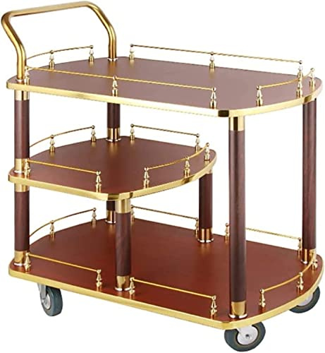 Industrieller Vintage-Küchenwagen – mobiler Barwagen mit abnehmbarem Design für Catering, Restaurants und Cafés – perfekte Lösung zum Servieren von Getränken für Zuhause und Veranstaltungen