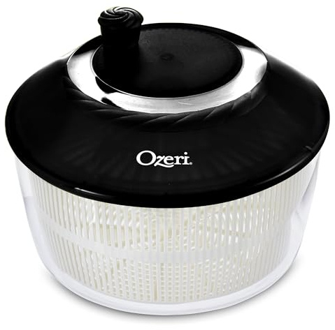 Ozeri Italian Made Fresca Salad Spinner and Serving Bowl, BPA-Free