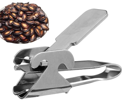 Sheller - Abridor de calabaza de acero inoxidable, pelador de nueces de mandíbula ancha 2 en 1, utensilio de cocina multifuncional, dispositivo de mano resistente, accesorio de comida ideal