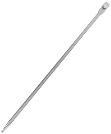 GAROZATION Varilla de Puesta a Tierra Galvanizada para Cercos Eléctricos y Antenas, Barra de 50 CM para Uso en Ingeniería Exterior y Protección Residencial