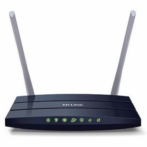 TP-LINK Archer C50 - Router inalámbrico AC1200 Mbps Banda Dual (WPS, TP-LINK App Tether, 4 Puertos LAN 10/100Mbps, 1 Puerto 10/100Mbps, Puerto USB 2.0, soporta IPv6)