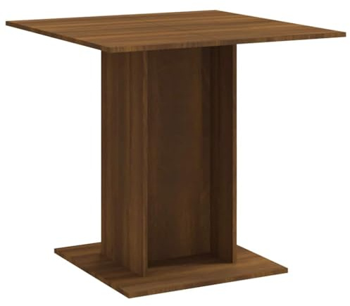 vidaXL Mesa de Comedor Consola Cocina Bistró Restaurante Salón Sala de Estar Jardín Terraza Hogar Madera Contrachapada Roble Marrón