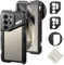 NEEWER S24 Ultra Handykäfig mit 67mm Filteradapter, 17mm Objektivrückplatte, T Mount Objektivadapter, Reinigungstuch, Smartphone Video Rig Stabilisator, kompatibel mit Samsung Moment T Serie