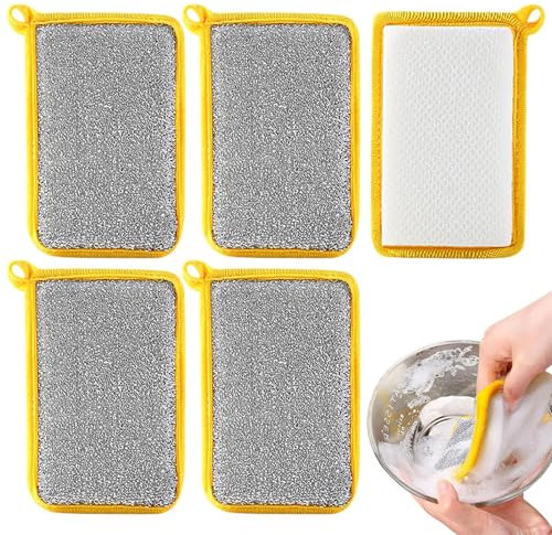 Trapos multiusos para lavavajillas, limpiador de cocina de doble cara para lavar platos, trapos absorbentes para sartenes, ollas, utensilios para hornear, platos