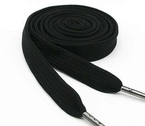 TORMEN 51in Cotton Drawstring Cord, Replacement Drawstrings, Black | 51-inch cotton replacement drawstring cord. Easy install for hoodies, sweatpants, bags. Soft, durable, washable.
