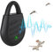 2Pcs Ultrasonic Mosquito Repellent - Versatile Ultrasonic Pest Repeller for Indoor & Outdoor Use, Portable Physical Sonic Anti Mosquito Equipment, Portable Mosquito Repellent Pendant, Black