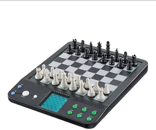 Computer Chess Game, Intelligent Human-Machine Interaction Chess, with Magnetic Pieces, LCD Screen, for Kids & Adults Learn Chess
