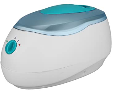 HUSHUI Machine de Bain à la Cire de Paraffine, Kit D'épilation Professionnel de 2,3 L pour les Mains, les Pieds, les Coudes, avec Couvercle Transparent et Isolation Thermique, (220V Prise UE)