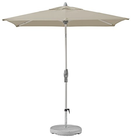 Suncomfort by Glatz Sonnenschirm Shell-Turn, off grey, 250 x 200 cm rechteckig, Gestell Aluminium, Bespannung Polyester, 6 kg