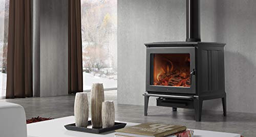 HERGOM ESTUFA DE LEÑA MODELO E-30 L, Hierro Fundido, 11-15 kW