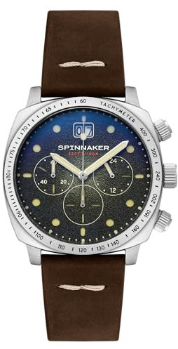 Spinnaker Hommes Analogique Automatique Montre avec Bracelet en Cuir SP-5068-02