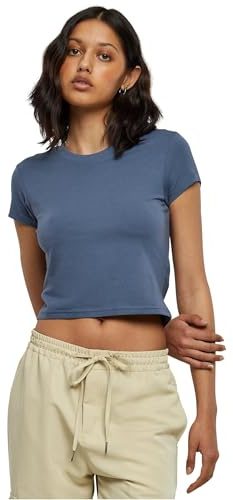 Urban Classics kvinnor T-Shirt Ladies Stretch Jersey Cropped Tee T-tröja