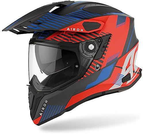Airoh Helmet Commander Boost Red/Blue Matt
