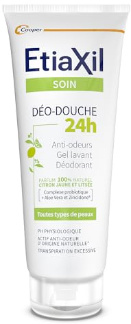 Etiaxil - Déo-Douche - 24H - Gel Lavant Déodorant - Citron Jaune et Litsée - 200 ml
