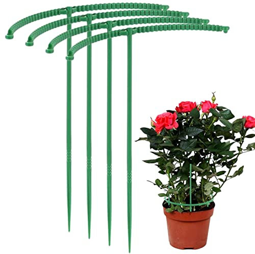 fanelod Pfingstrosenkäfig | Spleißbare Pflanzenstützpfähle – Pfingstrosen-Käfige und Stützen, Pflanzenstützringe, Pflanzenstützringe, Pflanzenunterstützung für Outdoor-Pflanzen, Blumen, ,
