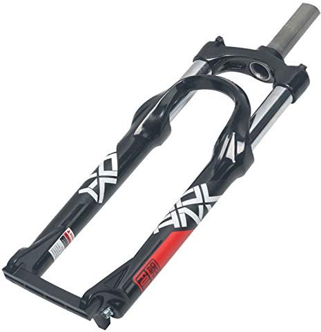 KANGXYSQ 24 Zoll Mechanische Gabel,Mountainbike Vorderradgabel Schulterkontrolle Federgabel Gabel Fahrradzubehör