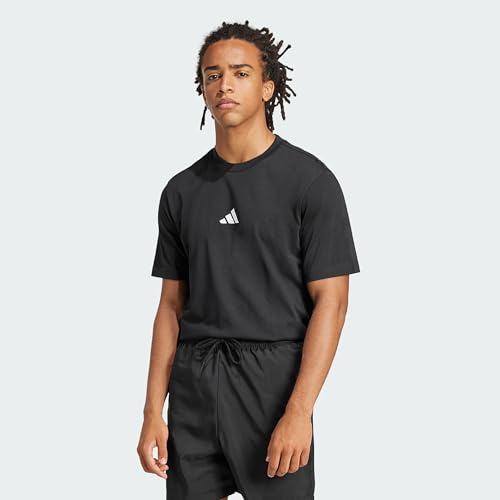 Adidas Herren Essentials SMALL Logo Single Jersey Tee
