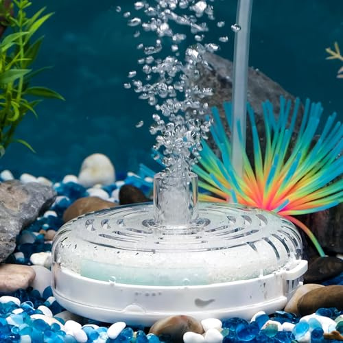 Pawfly Großer Aquariumfilter Leise Betta Fry Garnelen und kleine Fische Biofilter mit Schaumstoff und Filterbällen Tauchfilter für 75-150 L Aquarien (Luftpumpe Nicht enthalten)