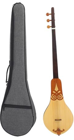 Hackbrettgitarre, 3-saitig, aus Fichte und Mahagoniholz, Tragbares Hackbrett für Übungsaufführungen