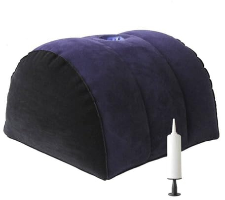 Ieron Love Pillow Lumbar Pillow with Hole G Spot Position Cushion Multifunctional Inflatable Pillow Footrest Pillow Sex Furniture for Couples Women