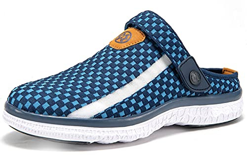 Zuecos y Mules Mujer Hombre Zapatillas de Playa Piscina Sandalias Verano | Respirable Malla, Zapatos de Jardín, Antideslizante