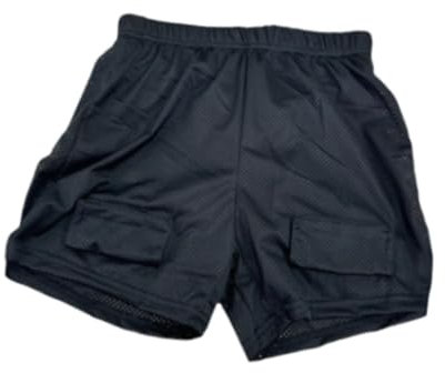 harayaa Lose Hockey Shorts für Herren, Elastische Schutzausrüstung, Jock Hosen für Hockey Fußball Baseballspieler, Keine Schrittschale, L