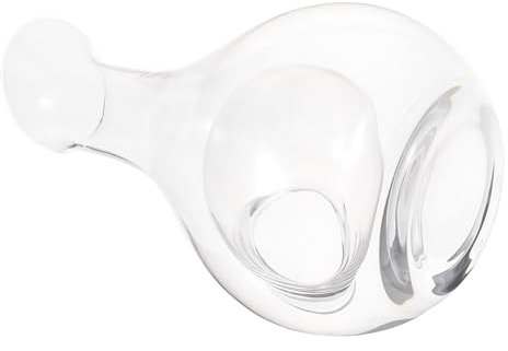 DECHOUS Elegant Ice Wine Jug Groove for Ice Cubes Fast Wine Decanter Smart Dispenser for Red Decanter